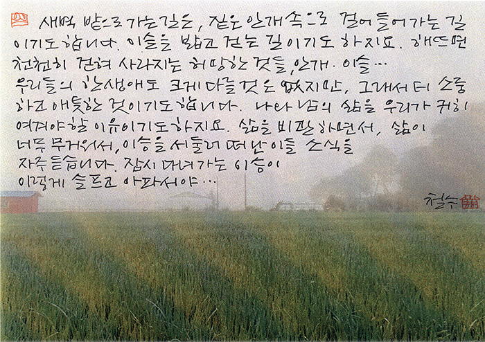 - 이렇게 슬프고 아파서야...