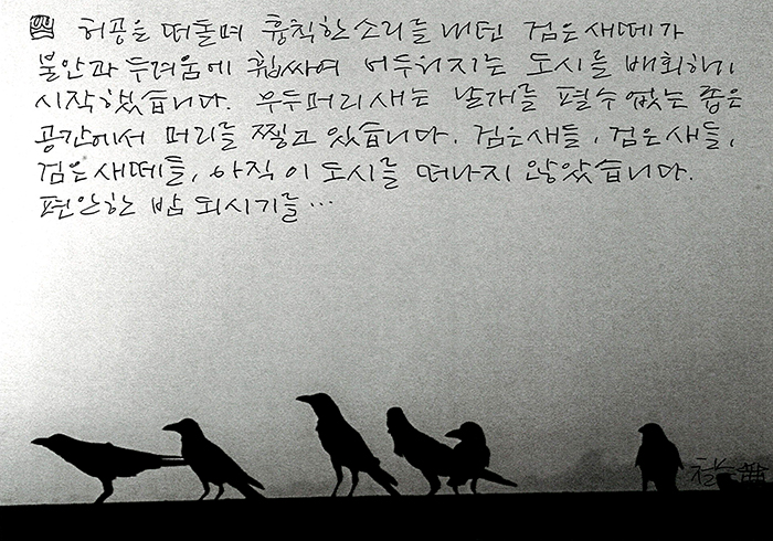 - 검은 새떼들, 아직 이 도시를...