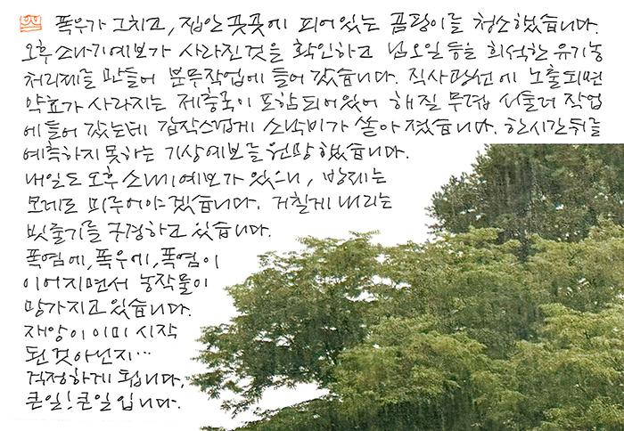 - 재앙이 이미 시작된 것 아닌지...