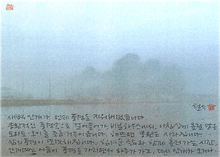 - 다시 안개가 오거나...