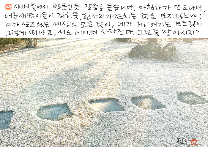 - 그런 줄 잘 아시지?