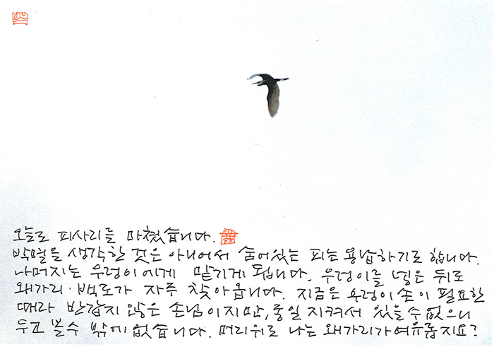 - 나머지는 우렁이에게...