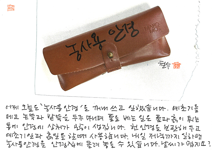 - '농사용 안경'을 꺼내 쓰고...